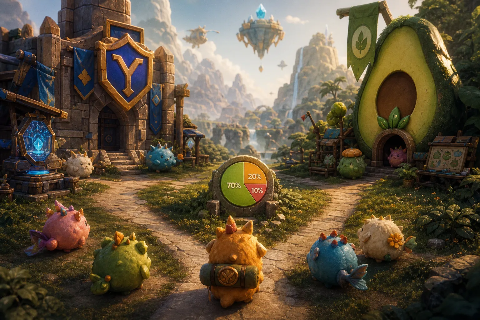 Choose YGG or Avocado Guild for Axie scholarship splits